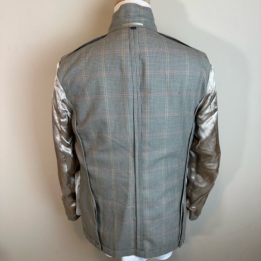 J.Crew Glen Plaid Cream Moon Ludlow Blazer NWOT 44R - Picture 9 of 12